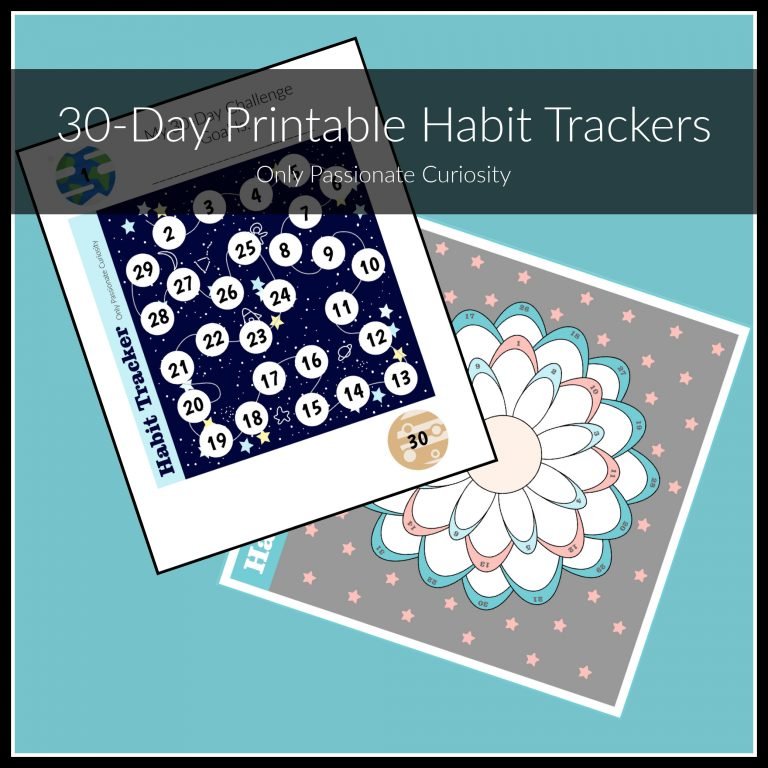 30-Day Printable Habit Tracker