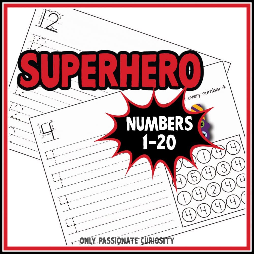 Super Hero Numbers