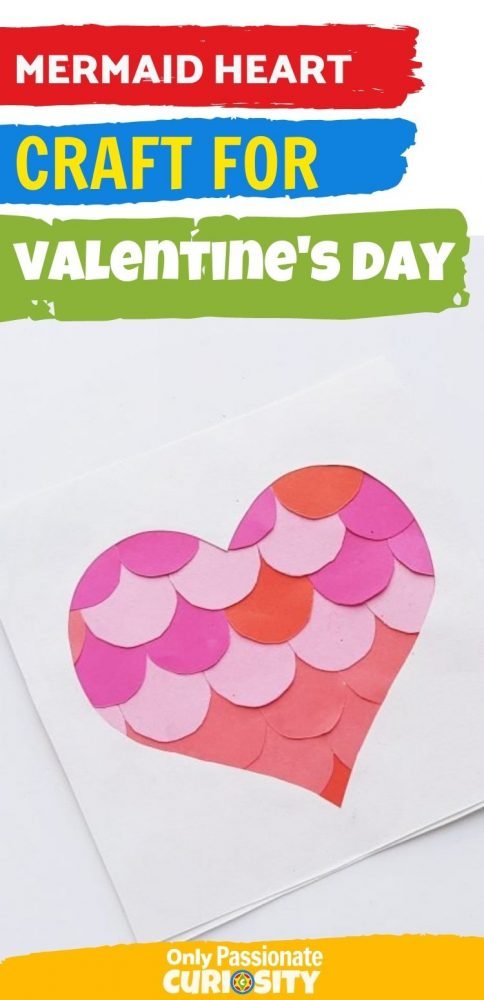 Calling all mermaid lovers! This mermaid-inspired Valentine's Day craft is easy and fun for kids of all ages.
