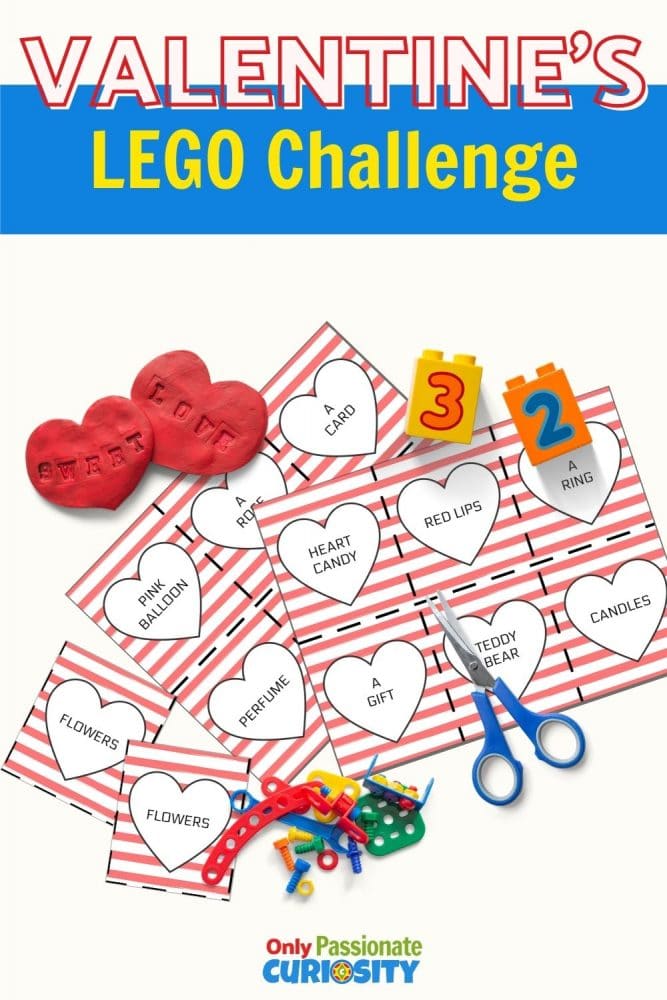This sweet Valentine's Day themed LEGO Challenge offers a fun and creative activity for LEGO lovers of all ages!