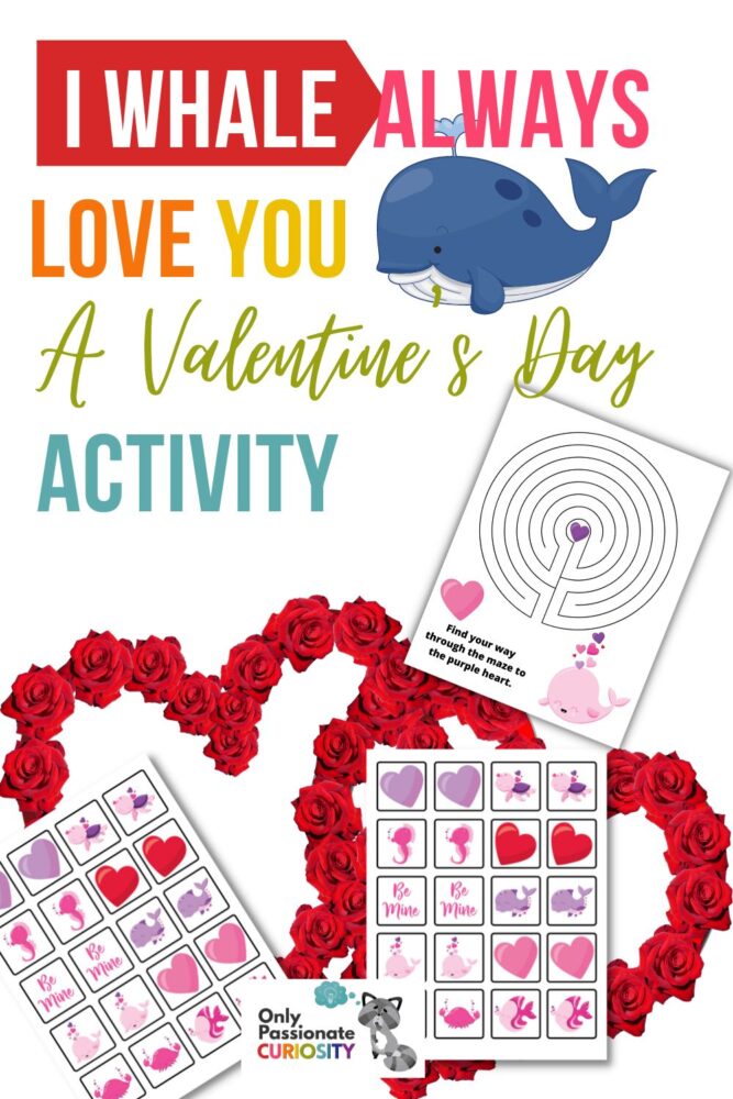 This super cute "I Whale Always Love You!" Valentine's Day  activity pack is full of fun, engaging activities to use with your kiddos during the week leading up to Valentine's Day!
