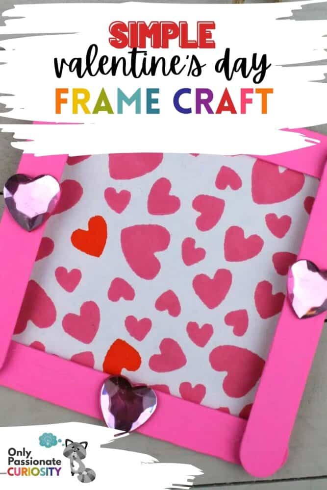 This simple craft will show you how to make an adorable DIY frame for Valentine's Day to display a photo of someone you love!