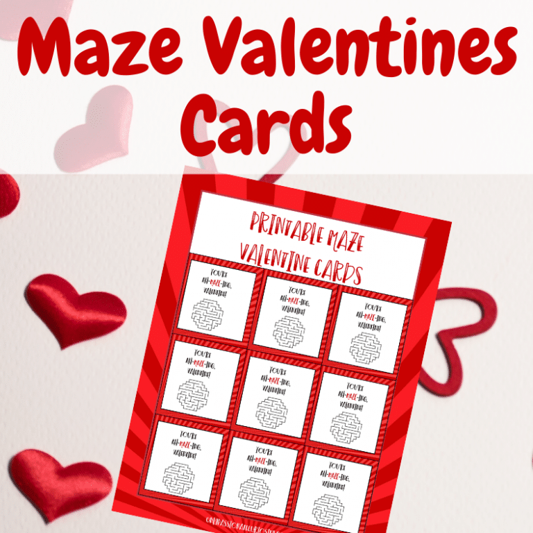 Maze Valentine’s Day Cards