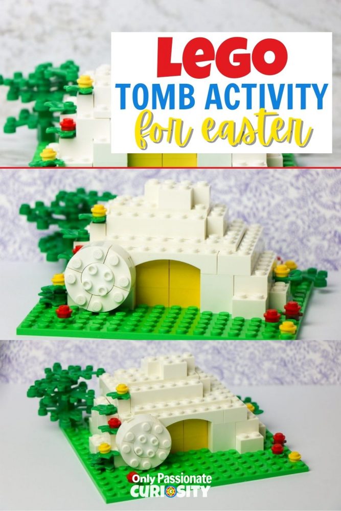 This LEGO Tomb Easter Activity can help you share the story of Christ's resurrection with your kids in a hands-on way this Easter Sunday!