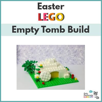 Lego empty tomb for Easter