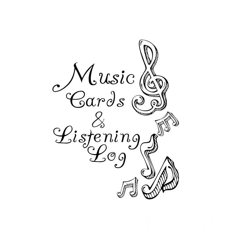Music Appreciation Printable with Music Cards and Listening Log