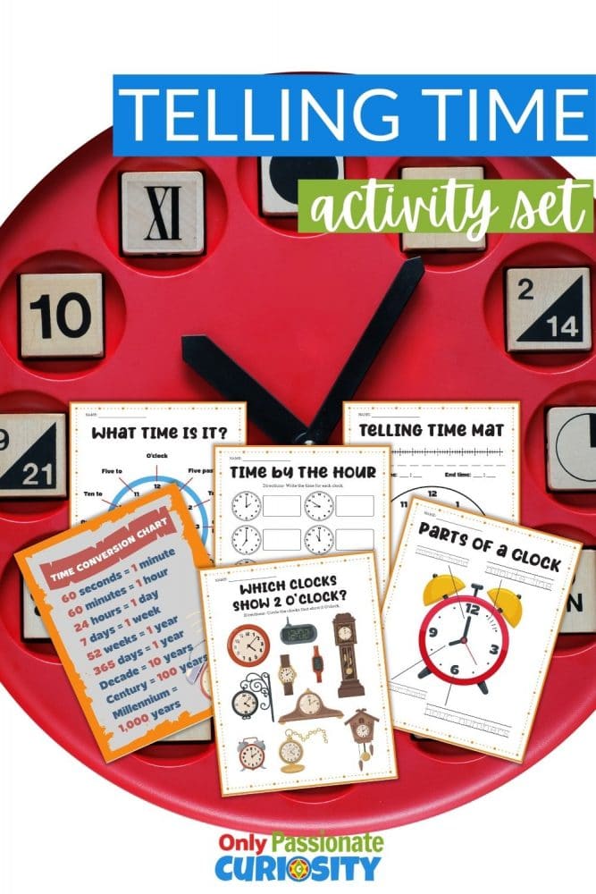 This set includes 10 interactive pages to help your young learner master the art of telling time--perfect for kindergarten - 2nd grade level!
