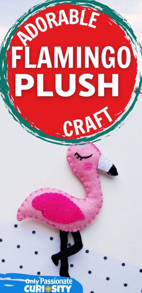 This adorable flamingo plush is the perfect hands-on craft to kick off summer! It's easy to do with kids of all ages.