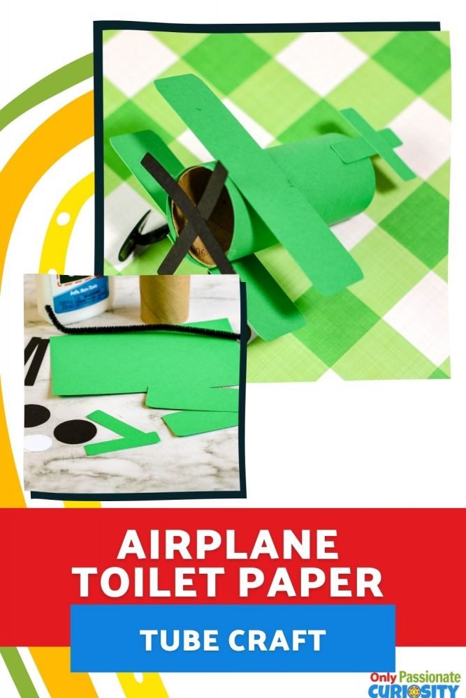 This is a fun and easy airplane craft that you can make using supplies that you probably already have at home. Great for all ages!