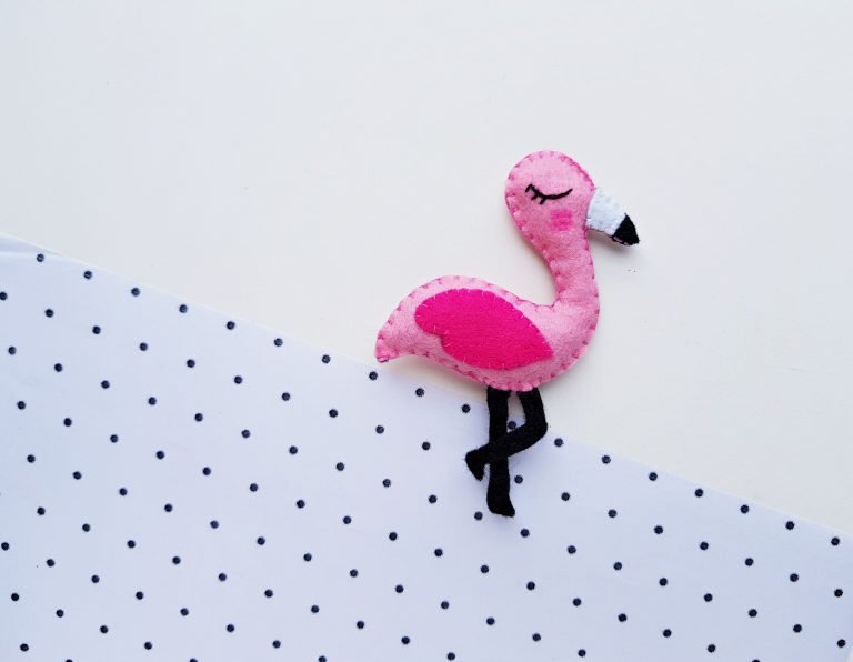 Adorable Flamingo Plush Craft