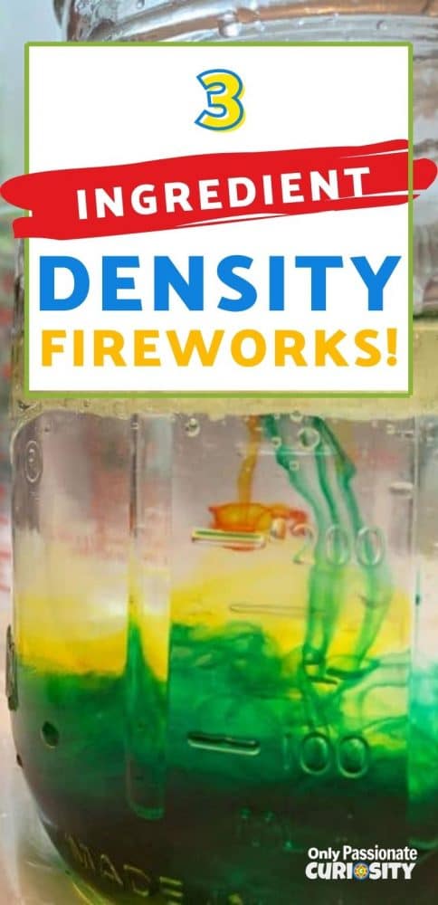 This 3 Ingredient Density Fireworks experiment is fun and simple to recreate, doesn't require a ton of equipment, and is a great way to introduce your kids to some foundational scientific principals!