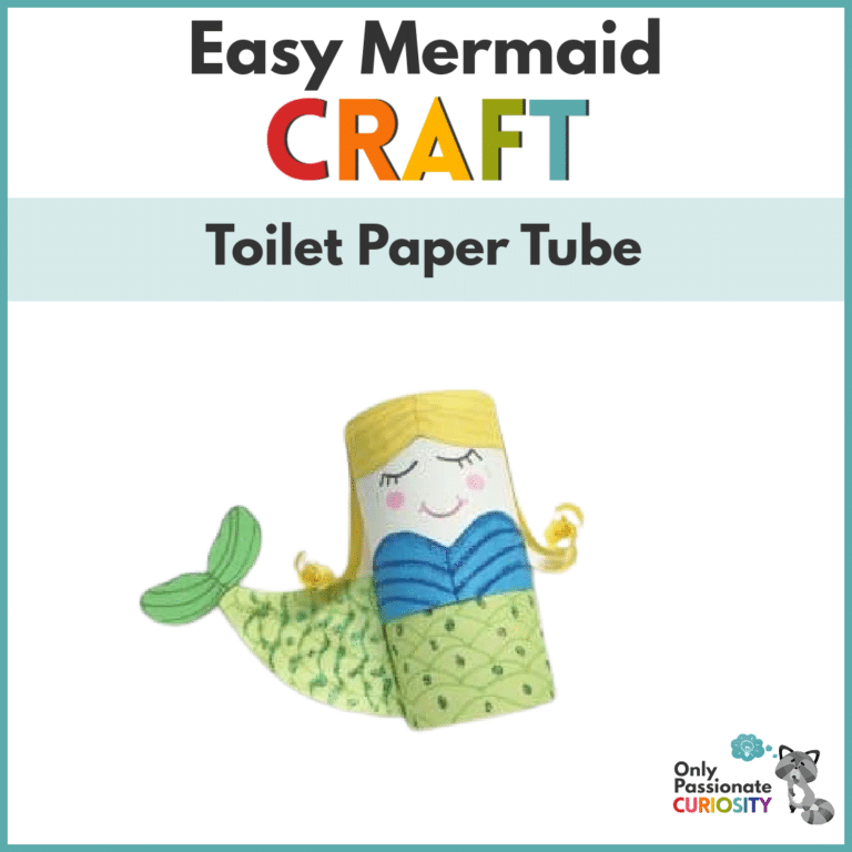 Toliet Paper Tube Mermaid Craft