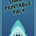 shark printable pack for kids