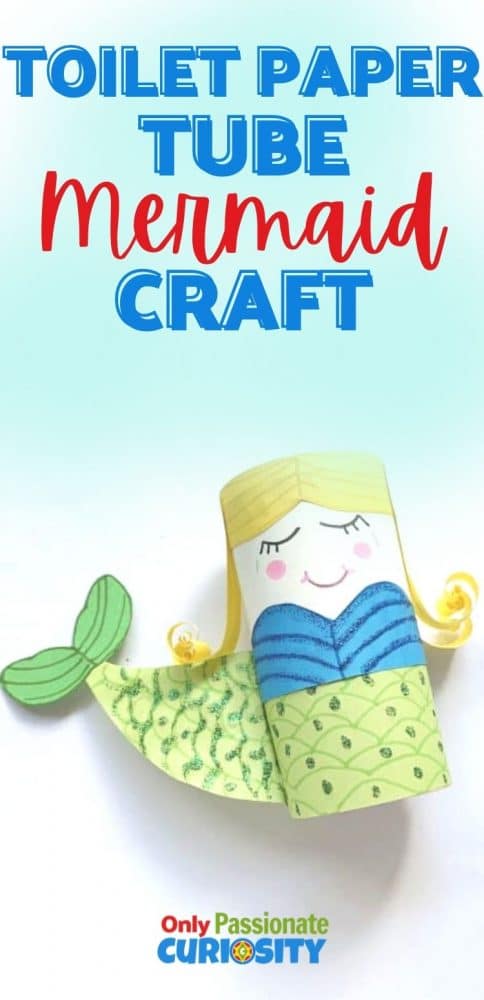 Looking for recycling ideas? Studying our oceans? Love mermaids? If you thought, "yes," this toilet paper tube mermaid craft is for you!