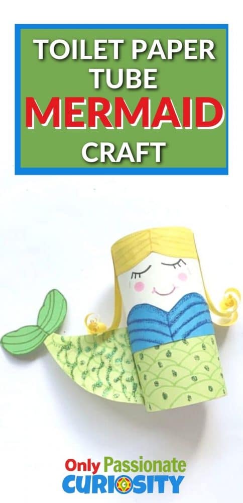 Looking for recycling ideas? Studying our oceans? Love mermaids? If you thought, "yes," this toilet paper tube mermaid craft is for you!