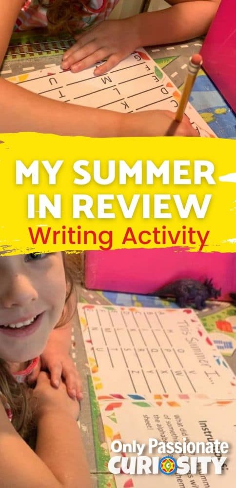 Use this printable writing activity to help your child reflect on the fun memories he or she made this summer! This one is great for K - 2nd/3rd grade level students for writing and spelling practice!