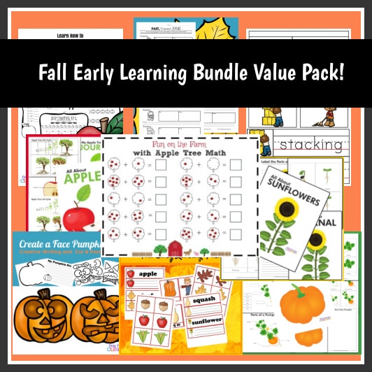 Fall Early Learning Bundle Value Pack