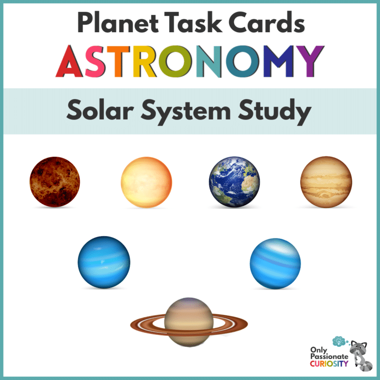 Planet Task Cards Solar System Studies!