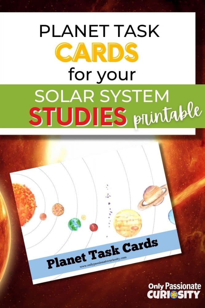 The Planet Task Cards we are sharing with you today are ready to print and use. They will reinforce some of the things your children have already learned about the solar system