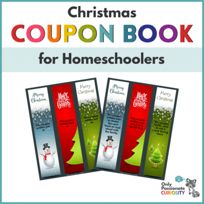 Coupon Book for Homeschoolers