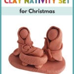air dry clay nativity set