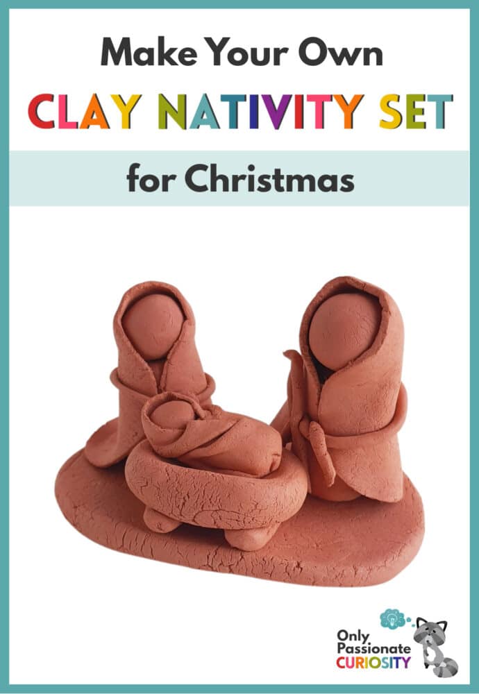 air dry clay nativity set