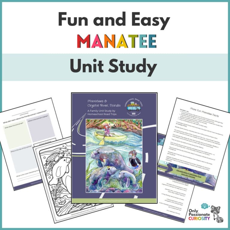 Fun and Easy Manatee Unit Study