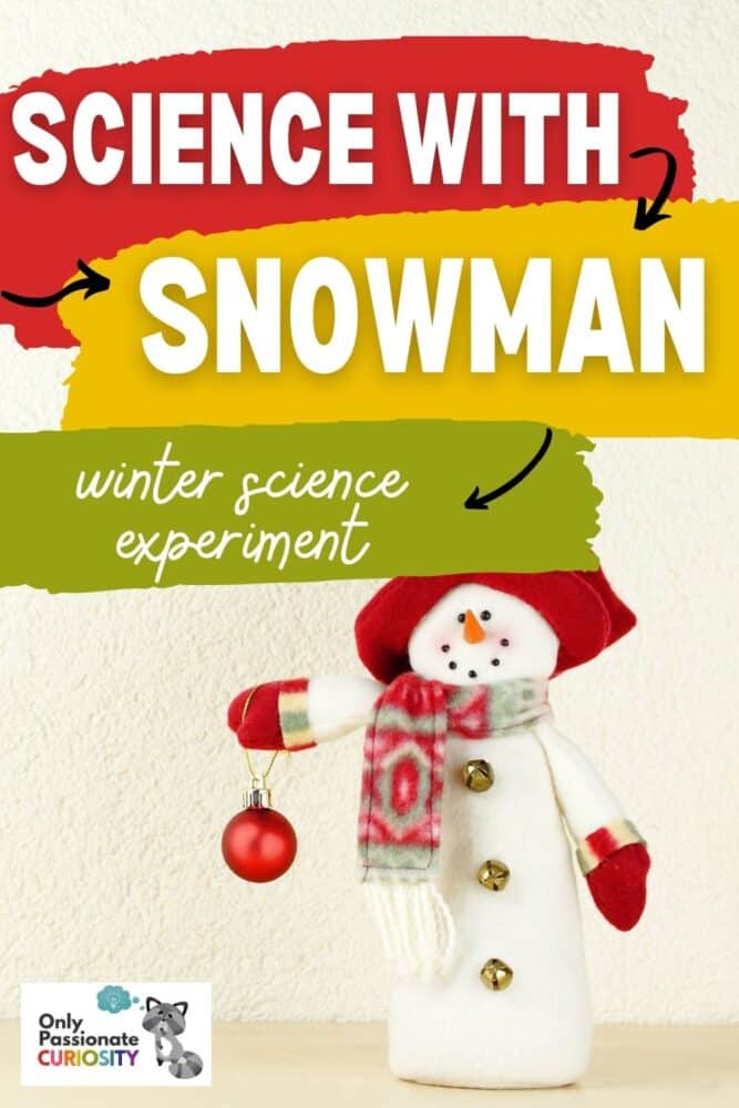 This fun winter science experiment is perfect for all ages. You don't even need snow to do this melting snowman experiment!
