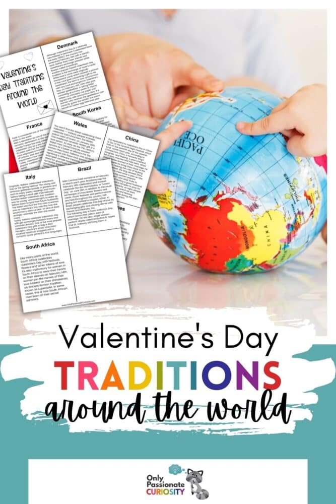 This is a fun way to learn how people in other countries celebrate Valentine's Day! Includes: Brasil, China, Denmark, England, France, Italy, the Philippines, South Africa, and South Korea.