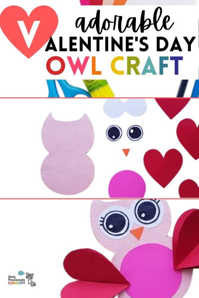 Owls are much-loved creatures, and today’s tutorial is going to show you how to craft your own heart-winged owl in celebration of Valentine’s Day!