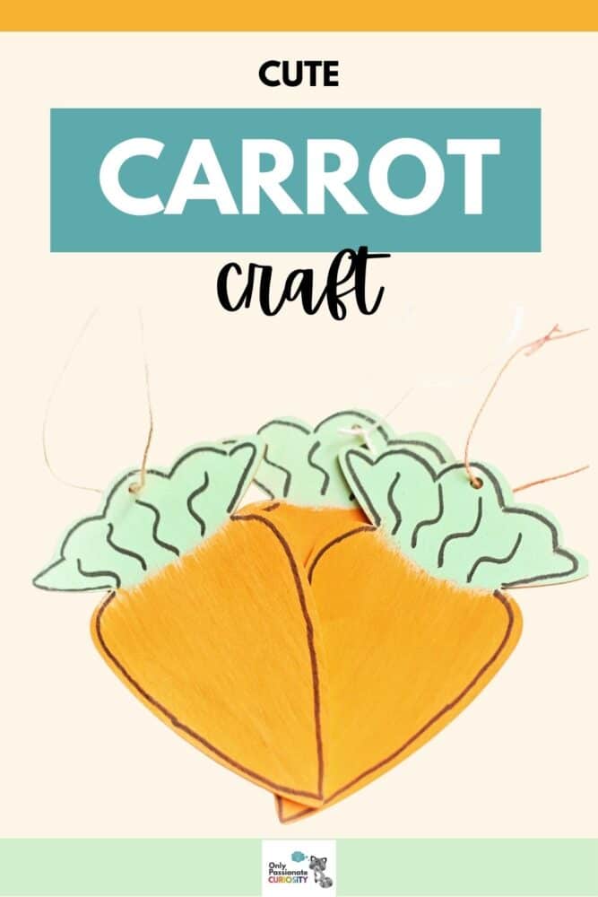 cute carrot craft