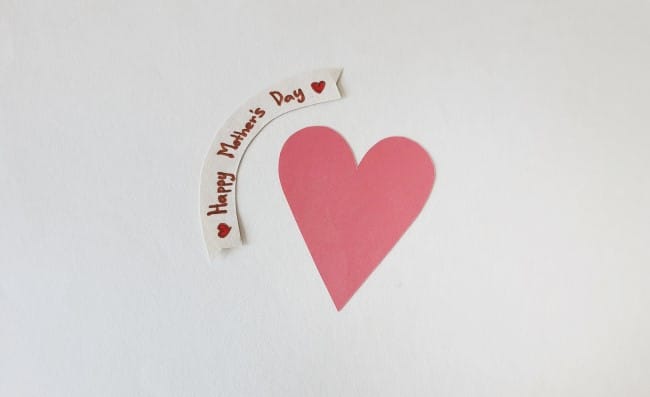 Mother's Day Cards - heart and Mother's Day message