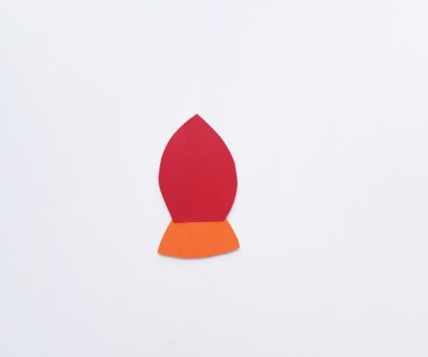 Cute and Easy Rocket Bookmark Craft