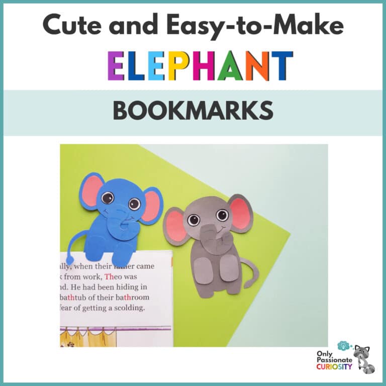 Cute and Easy-to-Make Elephant Bookmarks