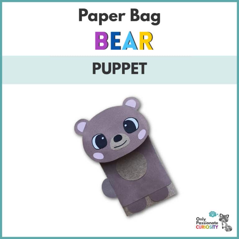 Paper Bag Bear Puppet