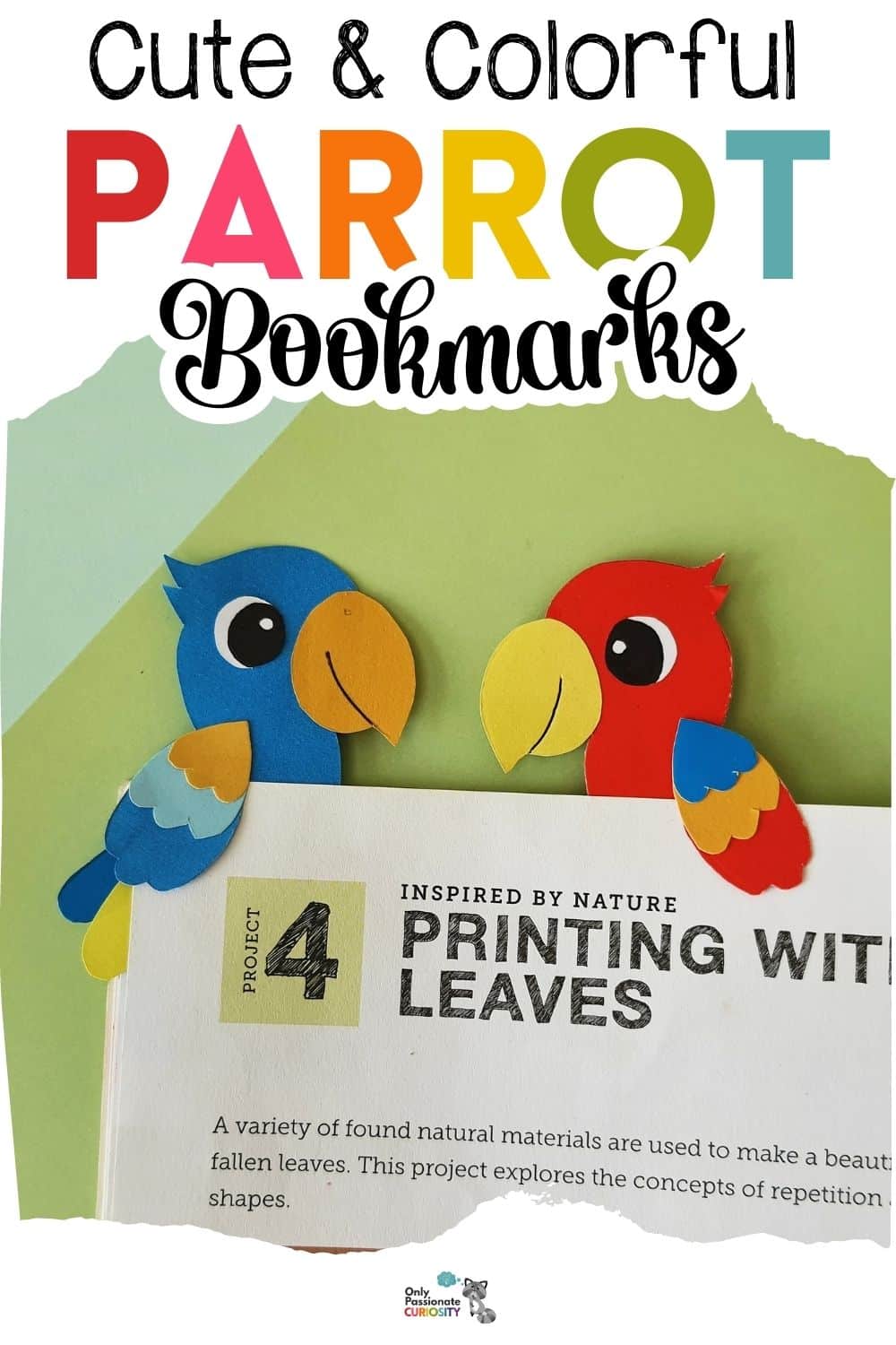 Parrot Paper Bookmark