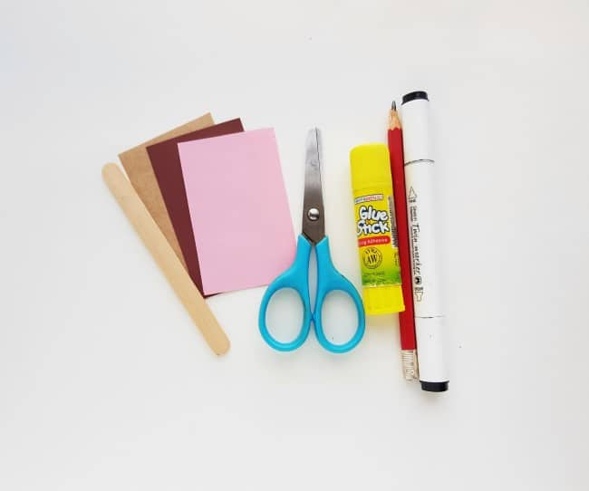 supplies needed for hedgehog puppet craft