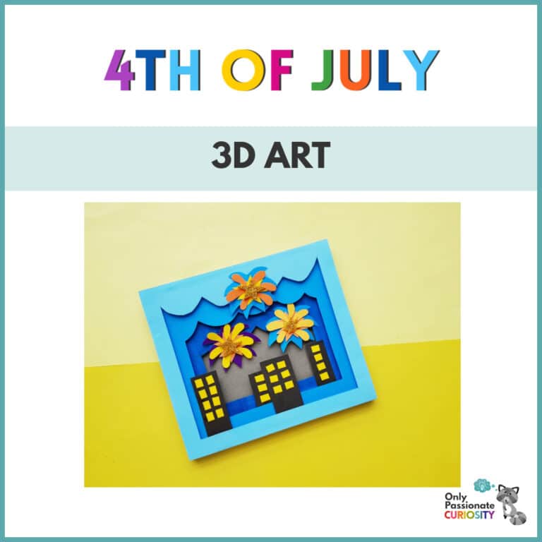 Fourth of July Craft – 3D Art!