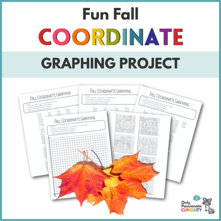 Fun Fall Coordinate Graphing Project