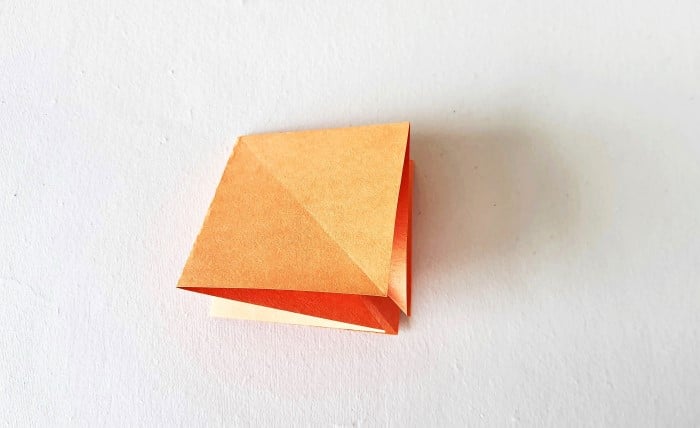 origami leaf pattern: step 5