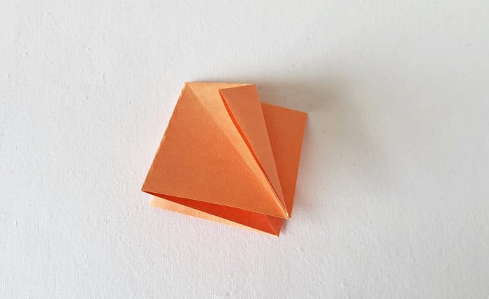 origami leaf pattern: step 6