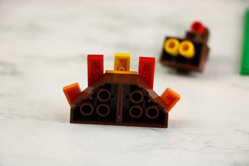 Lego turkey - step two