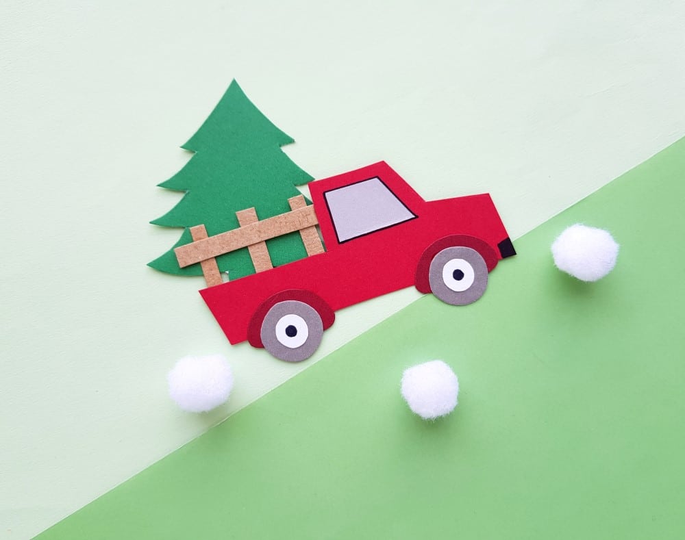 Christmas tree truck - step 9