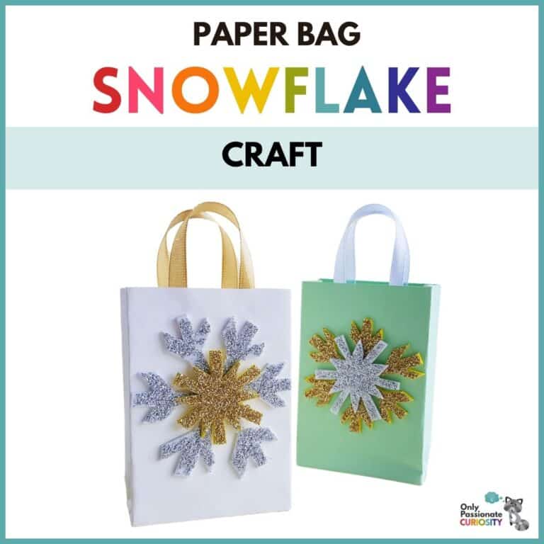 Snowflake Paper Bag Craft