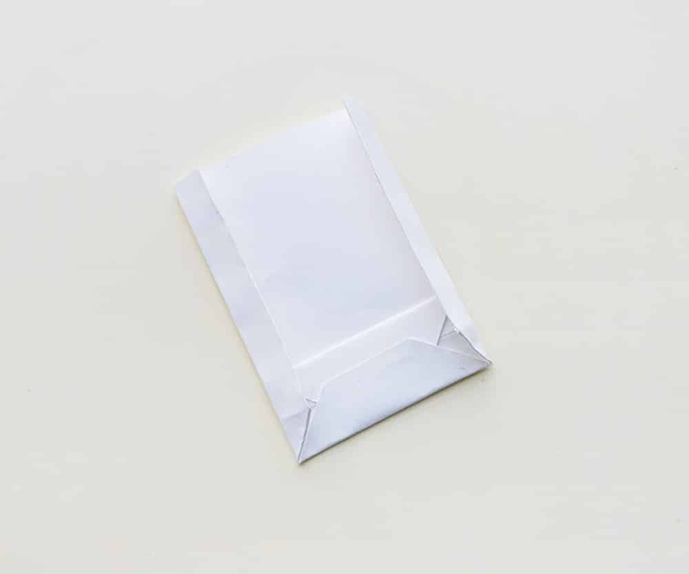 snowflake paper bag - step seven