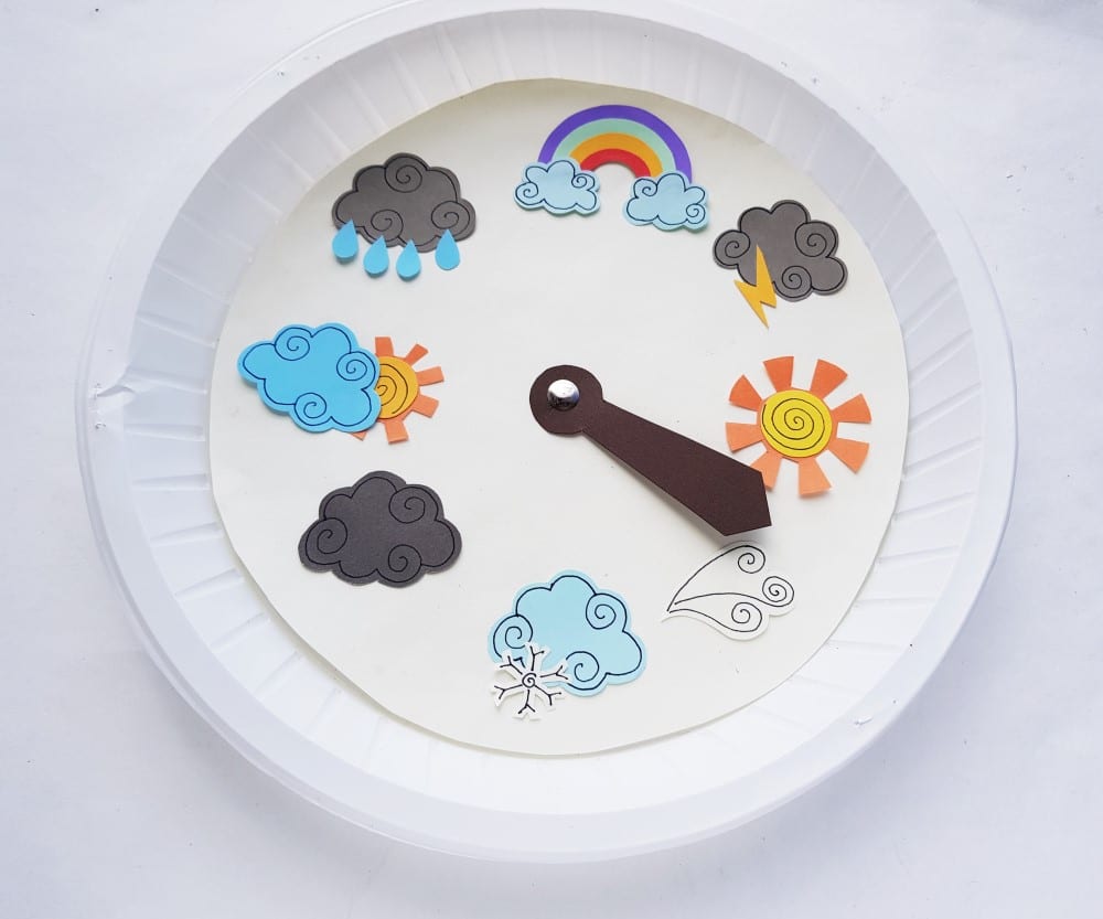 preschool weather craft - step 7