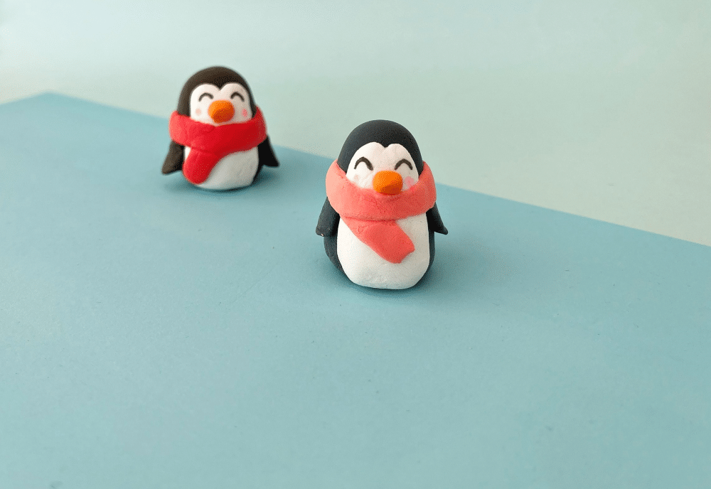 clay penguin