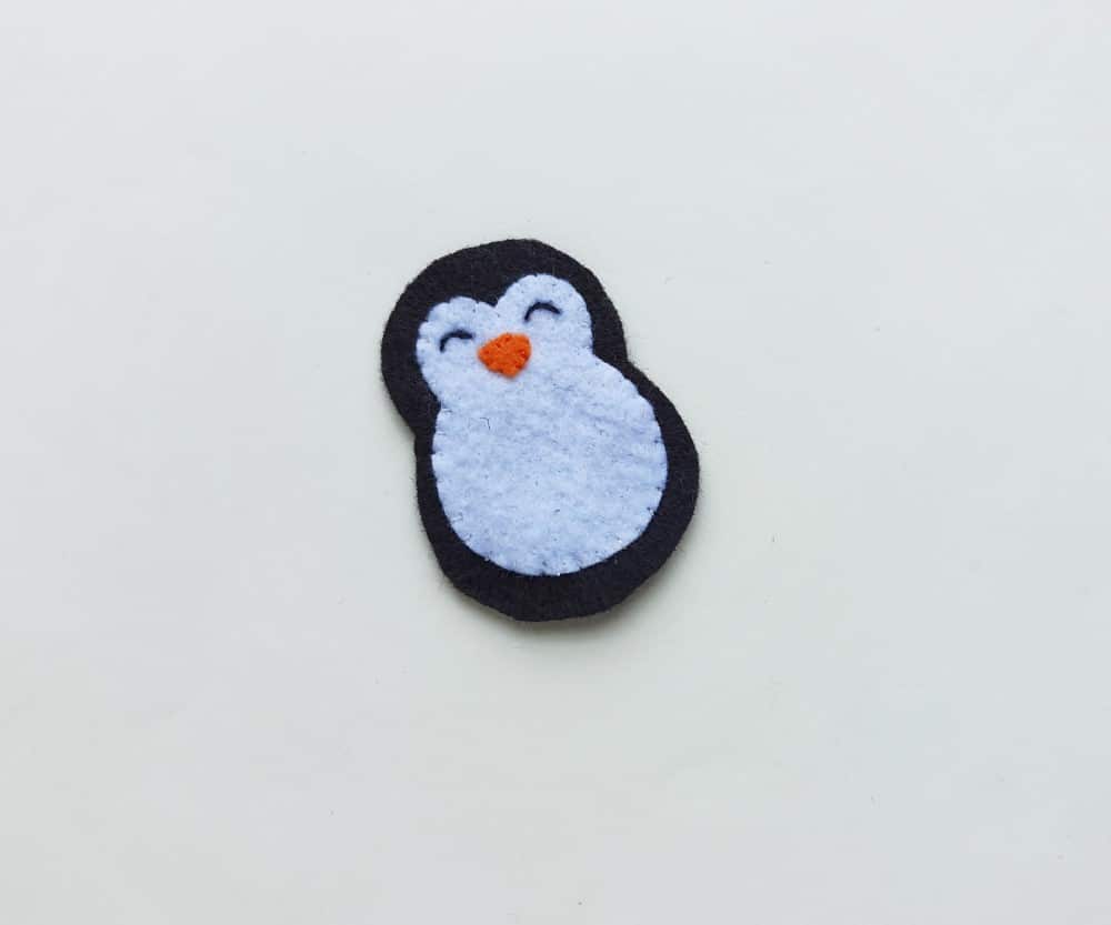 plushie penguin craft - step 3