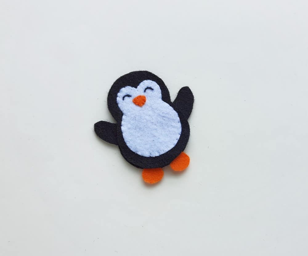 plushie penguin craft - step 5