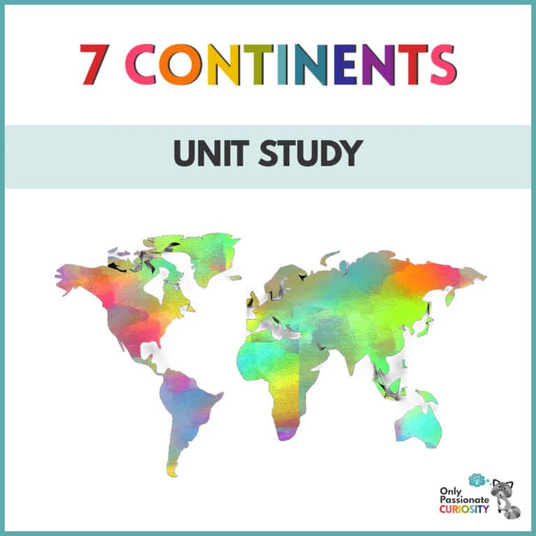 7 Continents Unit Study & Printable